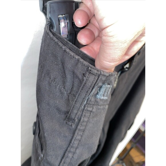 Propper Men’s Cargo Pants Size 46x31 Black Military Outdoors Missing Loops - Picture 9 of 14